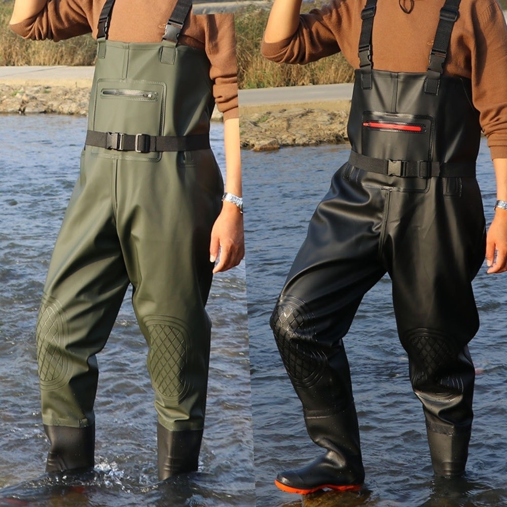 Fishing Pants Waterproof - Durable PVC Fishing Suit Waterproof Thicken