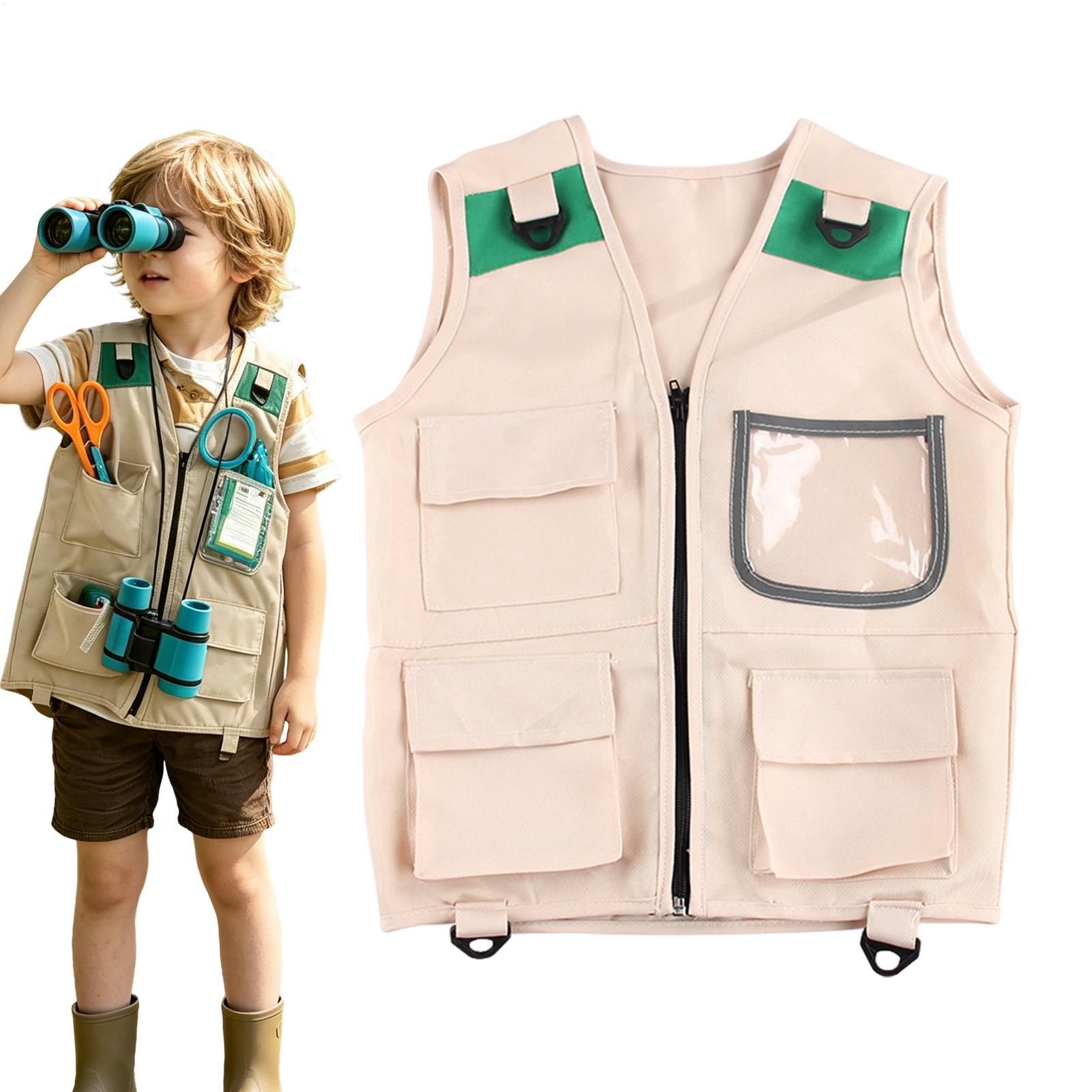 Fishing Vest - Safari Costume Kids Paleontologist Cargo Vest