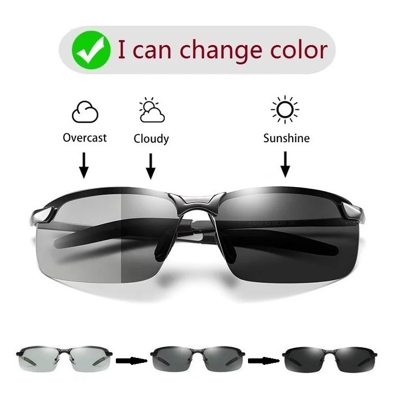 Men Photochromic Polarized Sun - Fishing Sunglasses Polarized review and price